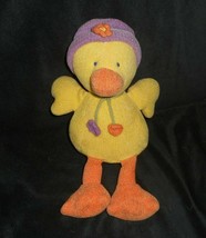 11&quot; Russ Berrie Tootles Yellow Knit Duck # 4236 Stuffed Animal Plush Toy Lovey - £29.05 GBP
