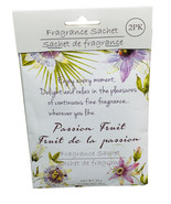 Fragance Sachet 2 Pk Passion Fruit Bath/Trash/Close Each Packet Net Wt 30 g - $11.76