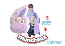 Muncheez Stuffed Animal Toy Storage for Children, Unicorn - Perfect for Kids - S - £7.77 GBP