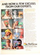 1981 Activision Video Games Color Ad Featuring 8 Activision Video Games - $7.99