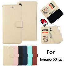 k46) Leather WALLET Flip Magnetic BACK cover Case for Apple iPhone MODEL - £42.24 GBP