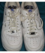 Nike Air Force 1 LX Sisterhood Sneakers White Silver Chrome CT1990-100 W... - $851.79 MXN