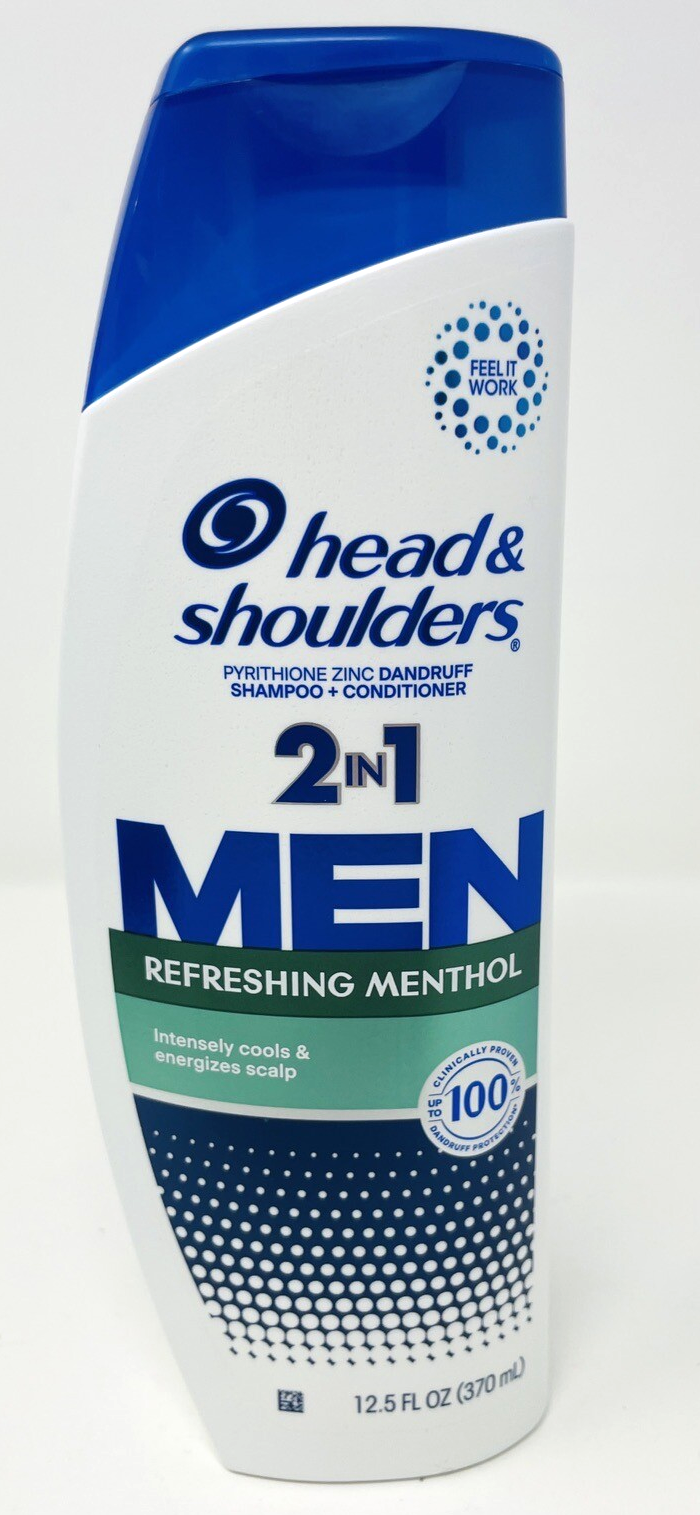 Head and Shoulders Men Refreshing Menthol 2 in 1  Shampoo Conditioner 12... - $19.99