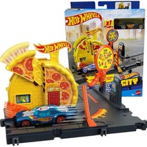 Mattel Hot Wheels City Slice Up &amp; Go - Speedy Pizza Pick-Up Track Set - €16,26 EUR