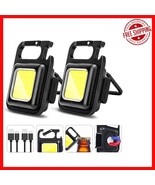 2-Pack COB Keychain Flashlight: Compact 800 Lumens EDC Work Light with M... - $334.36 MXN