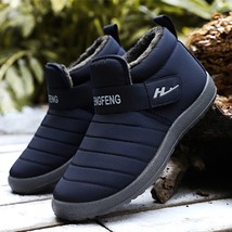 Warm Winter Shoes Comfortable Botas Men Sneakers blue 41 - £24.10 GBP