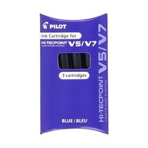 Pilot V5/V7 Cartridge Blue 1 Pack of 3 Cartridges  - $9.00