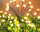 Solar Garden Lights, New Upgraded 16 LED Solar Firefly Lights, Solar Gar... - £15.39 GBP