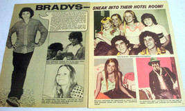 1973 Chris Knight Two Page Brady Bunch Magazine Article - £6.24 GBP