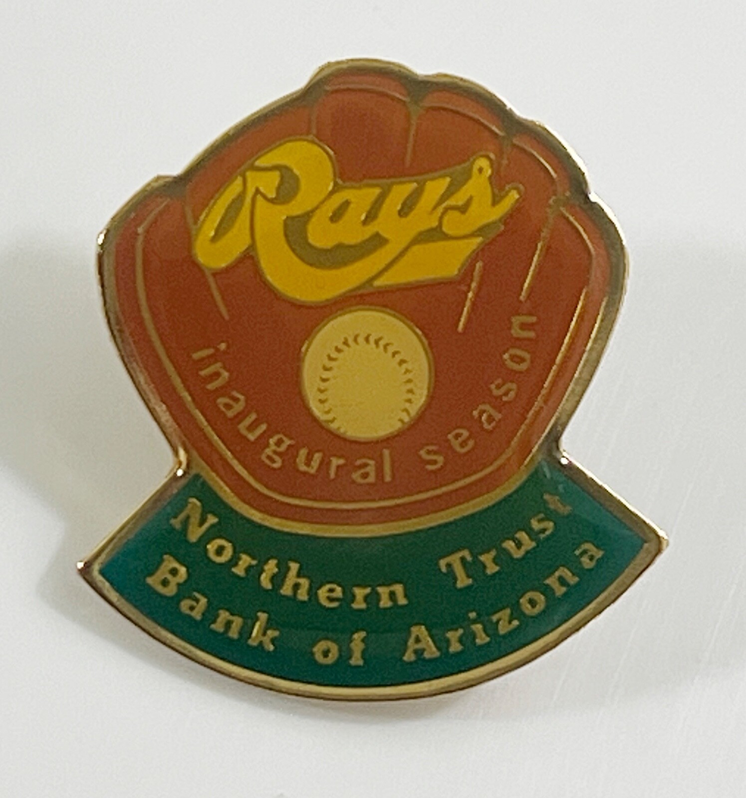 Rays Baseball Inaugural Season Northern Trust Bank of Arizona Pin - $9.89