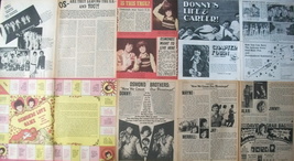 THE OSMONDS ~ (22) Color and B&amp;W Vintage ARTICLES from 1971-1973 ~ B2 Cl... - £8.75 GBP