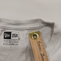 New Era Genuine Merchandise New York Yankees Mens L White Cotton Graphic T-Shirt image 3