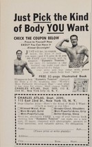 1958 Print Ad Charles Atlas Dynamic Tension Bodybuilding New York,NY - $9.88