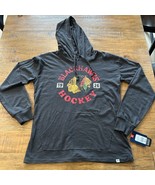 FANATICS NHL Chicago Blackhawks Women&#39;s Hoodie Thin Charcoal Size M NWT - $27.34 CAD