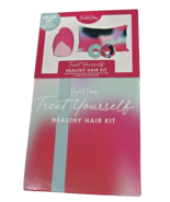 Packed Party Treat Yourself Healthy Hair Kit 5pc set Scrunchies Towel Pi... - £17.18 GBP