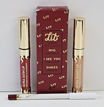 Colourpop LIT Lip Bundle Wig I See You Gloss Dukes Pencil new in box ful... - £12.38 GBP