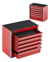 VEVOR 8.6" Metal Tool Box 5 Drawers EVA PP Feet Ball Bearing Lock Powder... - $30.99