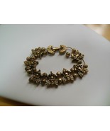 Vintage Angel Charm Slider Bracelet W/Gold Tone Beads - $75.54 CAD
