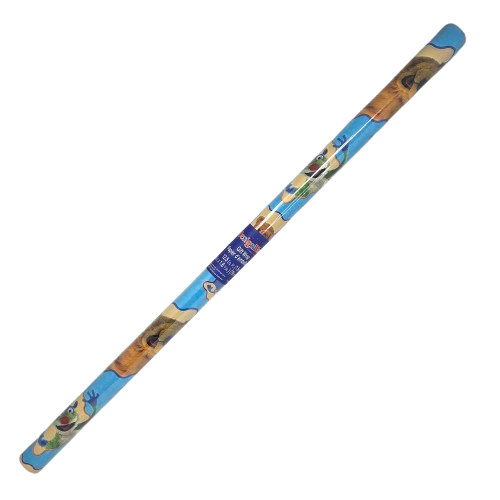 VINTAGE BEAR BIG BLUE HOUSE WRAPPING PAPER 12.5 Sq FEET GIFT WRAP SEALED... - $14.25
