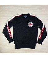 Polo Ralph Lauren Cross Country RL Ski Club Patch Wool Sweater Youth Kid... - $67.31 CAD