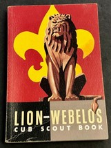 Vintage Lion-Webelos Cub Scout Book 1954 BSA Boy Scouts - £4.91 GBP