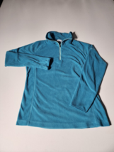 Columbia Light Blue Men&#39;s Fleece Partial Zip Jacket RN 69724 CA 05367 Si... - $19.87