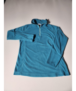 Columbia Light Blue Men&#39;s Fleece Partial Zip Jacket RN 69724 CA 05367 Si... - $371.66 MXN