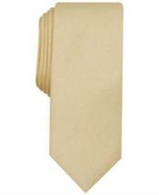 Bar III Mens Valley Solid Skinny Tie Brown - £16.82 GBP