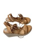 Tan Suede Lace Up Espadrille Wedge Sandals Size 10 Platform Jute Rope Heels - €18,21 EUR Tan Suede Lace Up Espadrille Wedge Sandals Size 10 Platform Jute Rope Heels - €18,21 EUR
