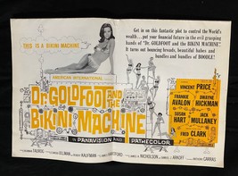 Dr. Goldfoot And The Bikini Machine Original Movie Pressbook 1965 Vincent Price - £48.01 GBP