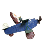 Santa Claus Biplane toy. 1920&quot; hand made - $14.73