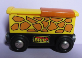 Brio Giraffe Sliding Car Cart Train Track Magnetic Metal Plastic Toy  33... - $16.83