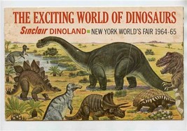 Sinclair The Exciting World of Dinosaurs Dinoland New York World&#39;s Fair 1964-65 - £7.78 GBP