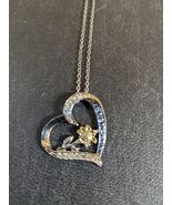 Christmas Day Gift 925 Sterling Silver You Are My Sunshine Sunflower Heart - €25,51 EUR