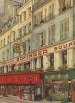 La Brasserie Bofinger Menu Rue de la Bastille Paris France 1995 - £61.72 GBP