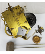Antique Vintage WM.L. Gilbert Bim Bam Clock Movement 30 bob bars key - €60,05 EUR
