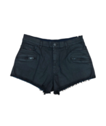 DIESEL Womens Denim Shorts De - Shopiz Coated Solid Black Size 27W 00SKV... - £50.83 GBP