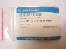 Agilent Part No. 5190-1437 New Ferrule (5 pk) - $47.48