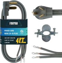 3 Prong Dryer Cord, 4Ft 10/3 Srdt, 30 Amp Appliance Extension Power, 30,... - $44.99