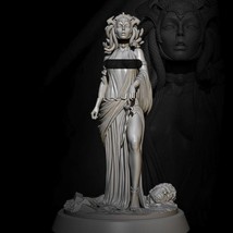 1/24 75mm 3D Prin Resin Model Kit Beautiful Girl Woman Medusa Unpainted - £27.88 GBP