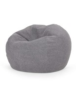 Kavel 3ft Gray Rounded Bean Bag Chair - Comfortable Seating - $2,813.26 MXN