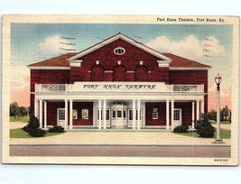 Postcard Kentucky Fort Knox Theater, KY Bullitt County 1940 Linen - £9.04 GBP