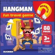 QUOKKA Magnet Game for Toddlers 3-5 Hangman - Magnetic Board Game Convenient for - £7.73 GBP
