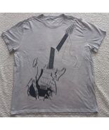 John Varvatos Star USA Men&#39;s Stone Wash Gray Broken Guitar Graphic T-Shi... - $52.95 CAD