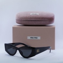 MIU MIU MU06YS 1AB5S0 Black/Dark Grey 54-16-140 Sunglasses New Authentic - £222.63 GBP