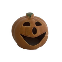UPCO Jack O Lantern USA Pottery Light Pumpkin JOL Halloween Ceramic Vintage - £27.53 GBP