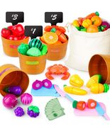 Hilsoeet Color Sorting Play Food Set Montessori Educational Toy Toddlers - $33.52 CAD