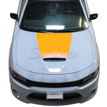 Fits Dodge Charger 2015-2022 Upper Custom Power Hemi Hood Vinyl Decal Gloss - £35.37 GBP