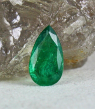 Zambia Natural Emerald Pear Cut 12x7mm 2.42Ct Green Gemstone Design Ring... - $1,306.25