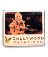 2010 Dollywood Vacations Pin Dolly Parton Guitar Pigeon Forge Official T... - $12.99